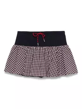 SANDRO клетчатые шорты, коричневый