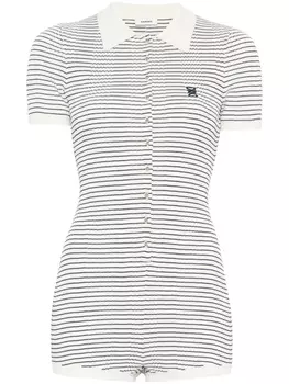 SANDRO комбинезон в полоску, белый