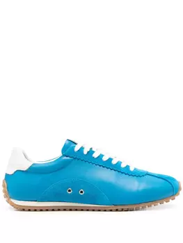 SANDRO кожаные кроссовки, синий