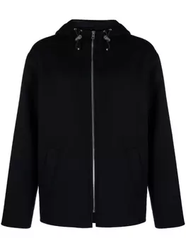 SANDRO куртка на молнии с капюшоном, синий
