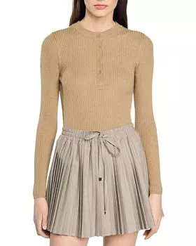 Сандро Мерлини Свитер Sandro, зеленый