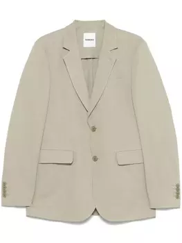 SANDRO однобортный пиджак, зеленый