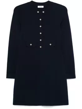 SANDRO платье мини А-силуэта, синий
