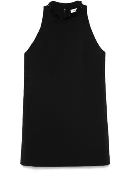 SANDRO платье мини с пайетками, черный