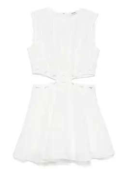 SANDRO платье мини с вырезами, белый