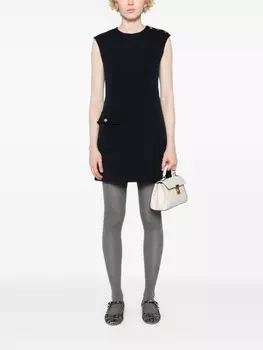 SANDRO платье мини с вытачками, синий