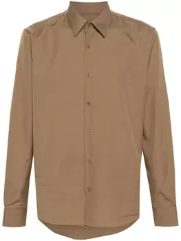 SANDRO поплиновая рубашка, коричневый