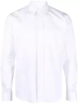 SANDRO поплиновая рубашка на пуговицах, белый