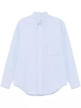 SANDRO поплиновая рубашка, синий