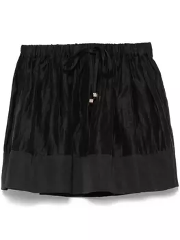 SANDRO расклешенная юбка мини, черный