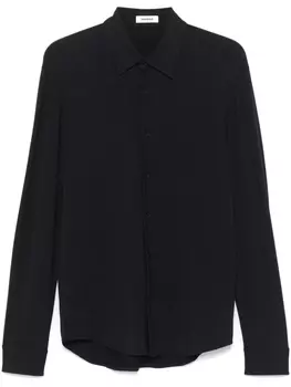 SANDRO рубашка из джерси, синий