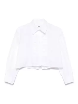 SANDRO рубашка на пуговицах, белый