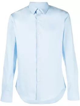 SANDRO рубашка на пуговицах с длинными рукавами, синий