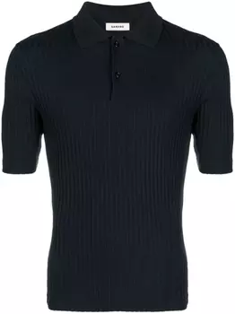 SANDRO рубашка поло из органического хлопка, синий