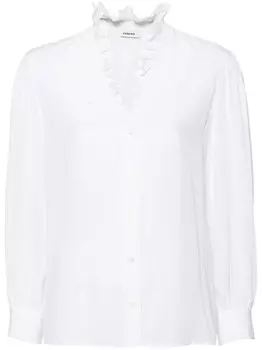 SANDRO рубашка с оборками, белый
