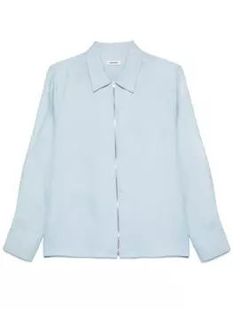 SANDRO рубашка с отложным воротником, синий
