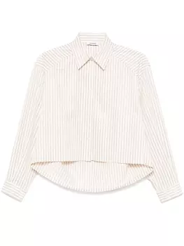 SANDRO рубашка в полоску, зеленый