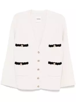 SANDRO шерстяной кардиган, серый