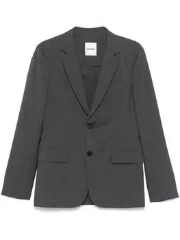 SANDRO шерстяной пиджак, серый