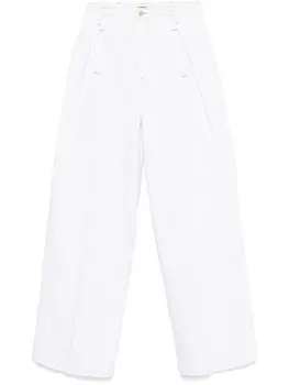 SANDRO широкие джинсы, белый
