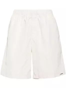 SANDRO шорты-бермуды широкого кроя, нейтральный цвет
