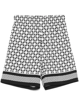 SANDRO шорты-бермуды Square Cross, нейтральный