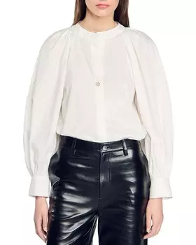 Сандро Софиана Блузка Sandro, белый