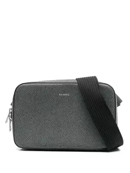 SANDRO сумка-мессенджер с тисненым логотипом, серый