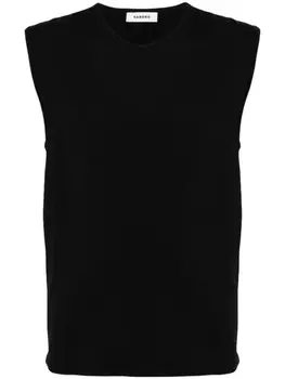 SANDRO свитер без рукавов, черный