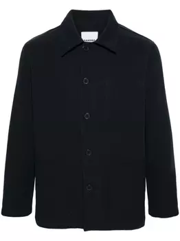 SANDRO твиловая куртка-рубашка Worker, синий