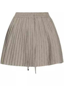 SANDRO юбка мини Brandy с узором в елочку, серый