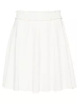 SANDRO юбка в рубчик, белый