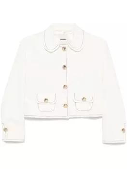 SANDRO укороченная куртка, белый