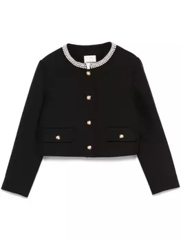 SANDRO укороченная куртка, черный