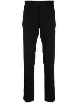 SANDRO узкие брюки строгого кроя, черный