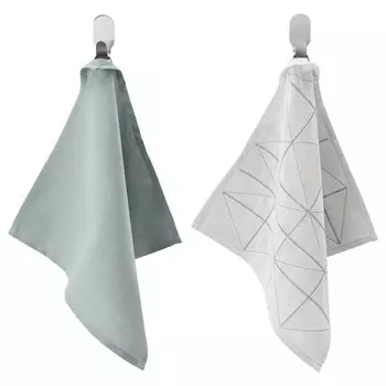 SANDVIVA САНДВИВА Полотенце кухонное, синий, 35x35 см IKEA