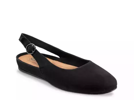Sandy Балетки Softwalk, Black Suede
