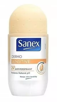 Sanex Dermo, Sensitive Sensitive Skin, шариковый антиспирант, 50 мл