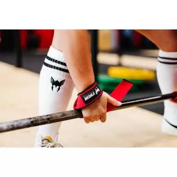 Sangles de levage Red - Аксессуары для силовых тренировок - Пауэрлифтинг - Бодибилдинг THOR ATHLETICS , красный