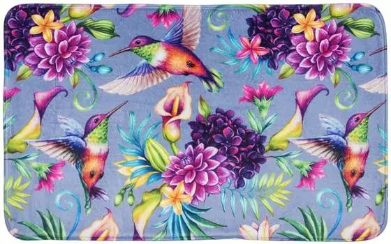 SANILO коврик для ванной колибри 50 x 80 см, мультиколор