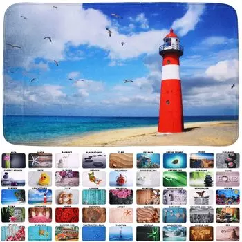 SANILO коврик для ванной маяк 50 x 80 см, синий