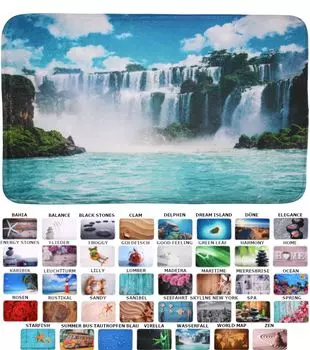 SANILO коврик для ванной водопад 70 x 110 см, синий