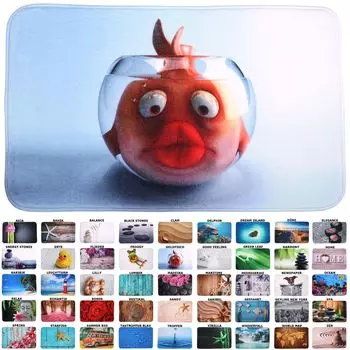 SANILO коврик для ванной золотая рыбка 50 x 80 см, оранжевый