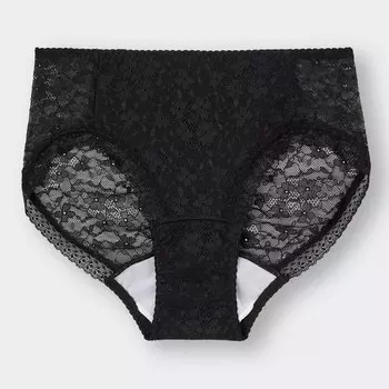 Санитарные шорты из кружева +E GU, черный