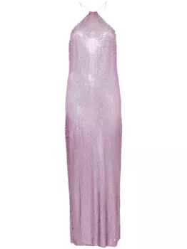Santa Brands платье макси с кристаллами, розовый
