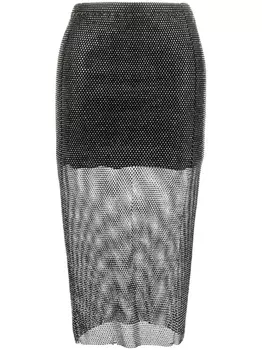 Santa Brands юбка со стразами, черный