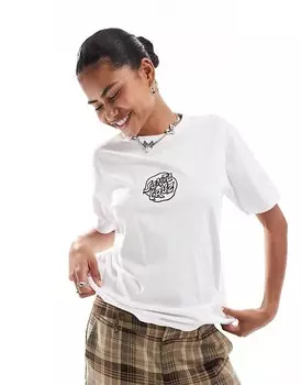 Santa Cruz – Fever Dream – Белая футболка с логотипом