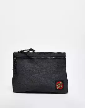 Santa Cruz - Классическая сумка через плечо темно-серого цвета с логотипом на этикетке