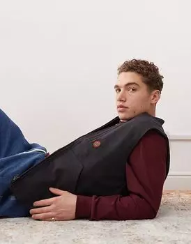 Santa Cruz - Классический жилет черного цвета с логотипом