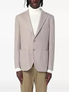 Santaniello меланжевый пиджак, нейтральный